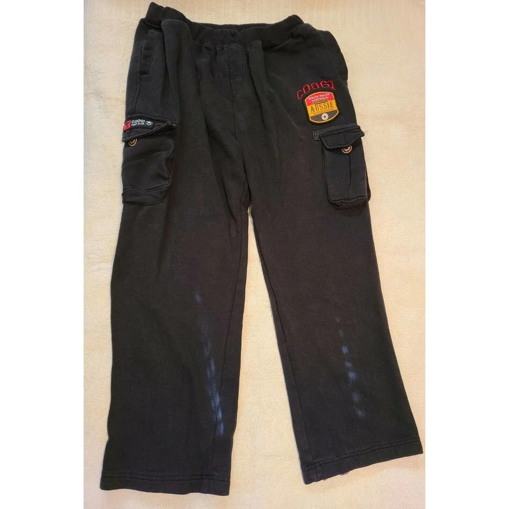 Men’s Coogi Jogger Sweat Pants XXL Black S Wales Australia (i)